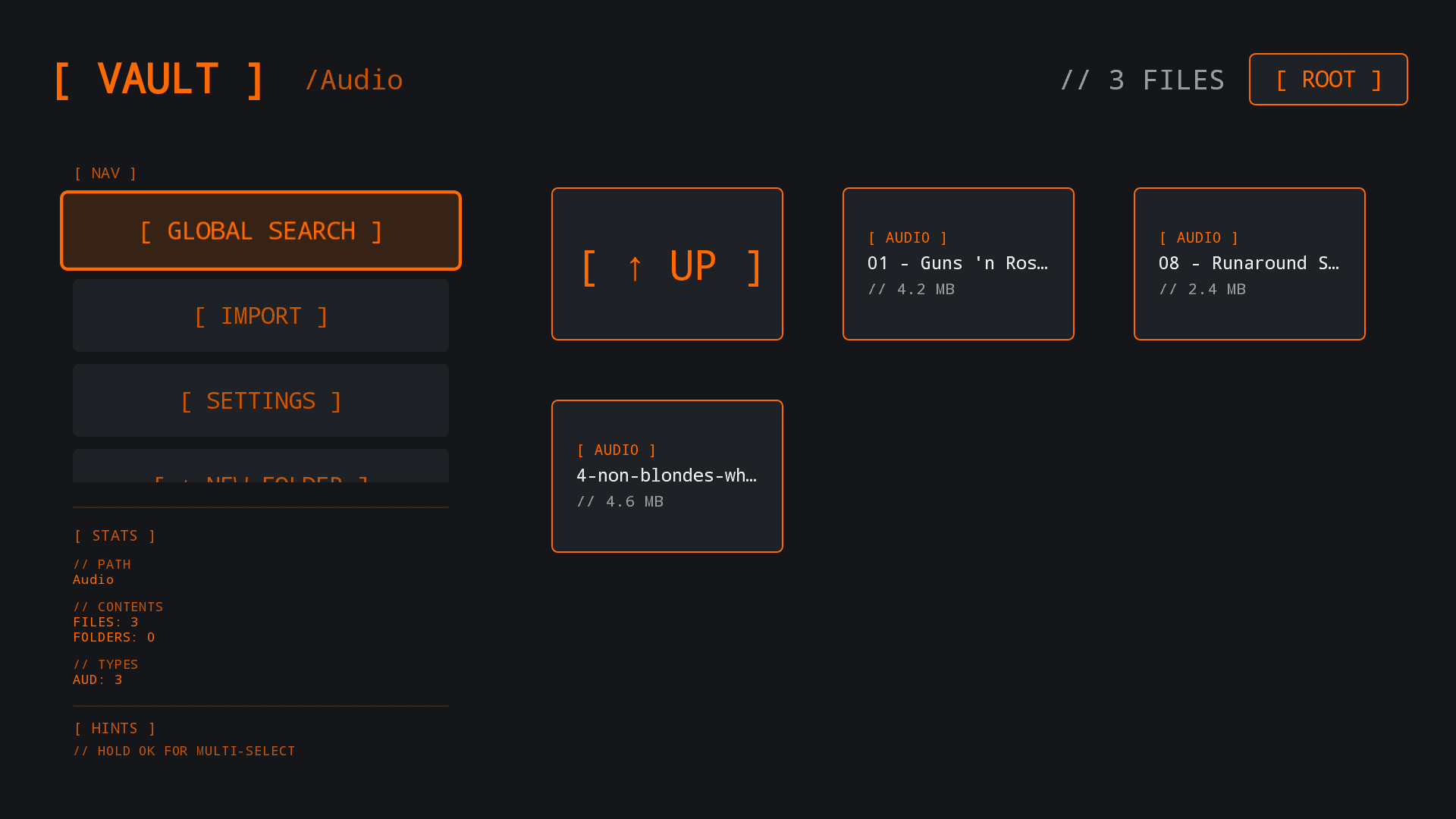 SyncVault TV — Encrypted Folder Browser